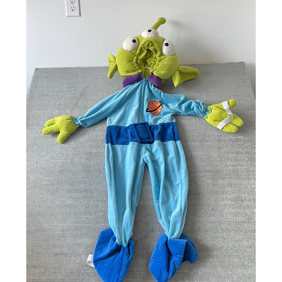 Disney Catalog Halloween Costume Kids 2T Pixar Toy Story Pizza Planet Alien - Picture 1 of 9